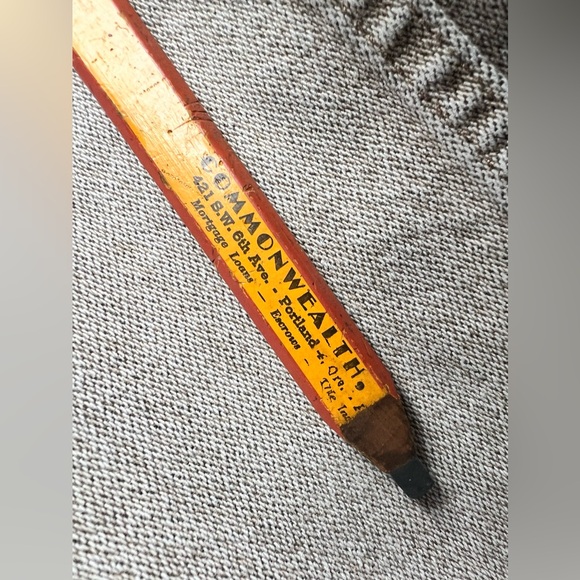 PORTLAND OREGON pencil Commonwealth Building 421 SW 6th 30s 40s antique downtown - Picture 5 of 10